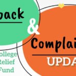 Feedback/Complaints Portal Now Open